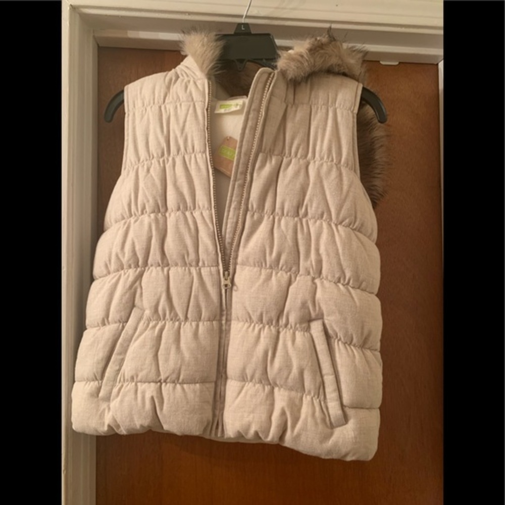 New Girls Hooded Puffer Vest